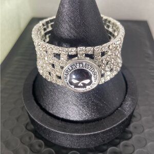 Harley Davidson snap button bracelet
